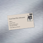 ミンシュナウザードッグペット マグネット名刺 (インサイチュ)
