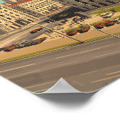 ミンスクベラルーシイラストレーショントラベルアートヴィンテージ ポスター (角)