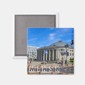 ミンスクベラルーシ州サーカスアーキテクチャーシティ マグネット (正面/裏面)