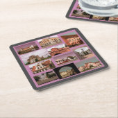 ミンスクミールブレストアーキテクチャーベラルーシ スクエアペーパーコースター (アングル)