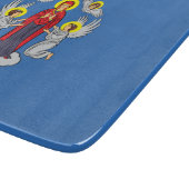 ミンスク国旗（ベラルーシ） カッティングボード (角)