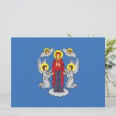 ミンスク国旗（ベラルーシ） カード (スタンド正面)