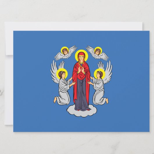 ミンスク国旗（ベラルーシ） カード (正面)