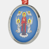 ミンスク国旗（ベラルーシ） メタルオーナメント (左)