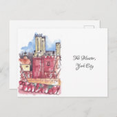 ミンスター、ニューヨーク水彩葉書 ポストカード (正面/裏面)