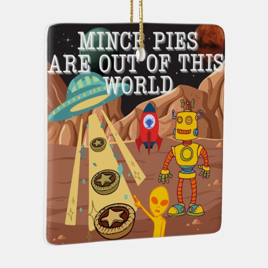 ミンスパイが世の中から出ている セラミックオーナメント (右)