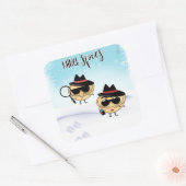 ミンスパイのジョークminceパイのおもしろいクリスマス スクエアシール (封筒)