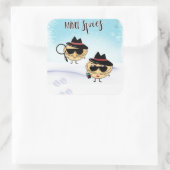 ミンスパイのジョークminceパイのおもしろいクリスマス スクエアシール (バッグ)