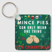 ミンスパイはそのクリスマスを意味する唯一のものだ キーホルダー (正面)