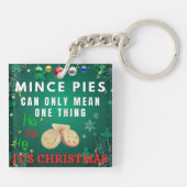 ミンスパイはクリスマスを意味する唯一の一つ キーホルダー (裏面)