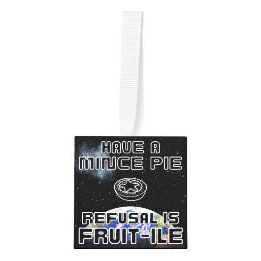 ミンスパイを持っている – 拒否はフルーツイル キューブオーナメント (正面)