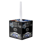 ミンスパイを持っている – 拒否はフルーツイル キューブオーナメント (裏面アングル)