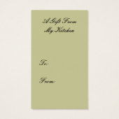 ミンセミートパイかごギフトラベルカードミンスパイ (裏面)