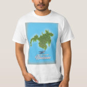 ミンダナオの地図 Tシャツ (正面)