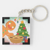 ミンチェパイ写真撮影ジンジャーブレッドマン キーホルダー (裏面)