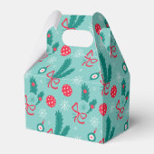 ミンティグリーンピックボールメリークリスマス🎁 フェイバーボックス (裏面サイド)