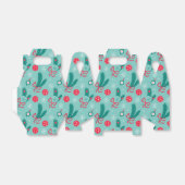 ミンティグリーンピックボールメリークリスマス🎁 フェイバーボックス (折り畳みなし)