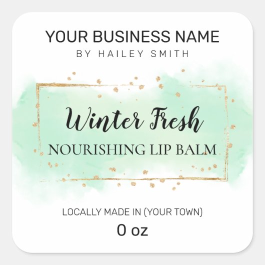 ミンティフレッシュリップバーム スクエアシール (正面)