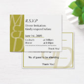 ミンディのディナーカード (デスク)