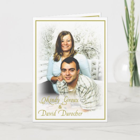 ミンディの結婚招待！ 招待状 (正面)