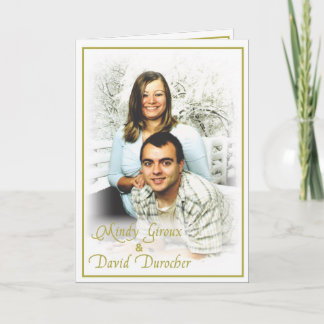 ミンディの結婚招待！ 招待状