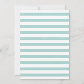 ミントいかりウェディング日付を保存 セーブザデート (裏面)