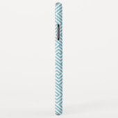 ミントおよびオレンジギリシャの主パターンモノグラム Case-Mate iPhoneケース (裏面/右)