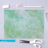 ミントかわいらしグリーンウォーターシンプルカラーモダン 薄葉紙 (クラフト)