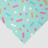 ミントつや消しアイシング&ドーナツスプリンクルズ  薄葉紙 (詳細)