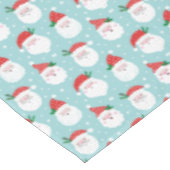 ミントでかわいいハッピーサンタ テーブルクロス (アングル)