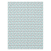 ミントでかわいいハッピーサンタ テーブルクロス (正面)