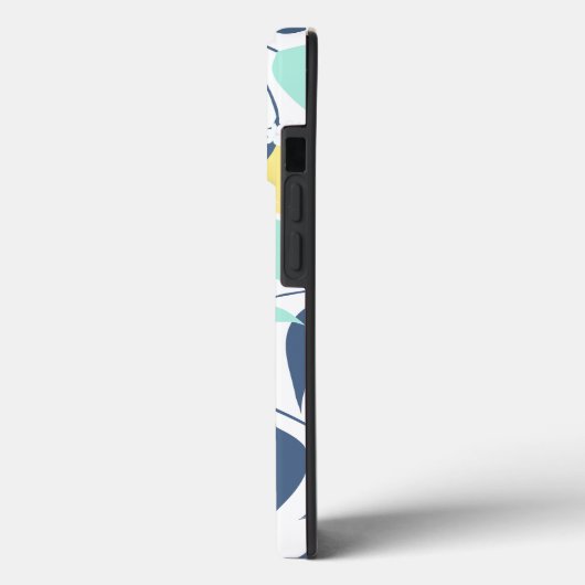 ミントとイエローレモンのパターン Case-Mate iPhoneケース (裏面 / 左)