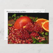 ミントとオレンジ ポストカード (正面/裏面)