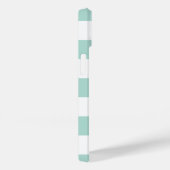 ミントとコーラル航海ののストライプいかり Case-Mate iPhoneケース (裏面 / 右)