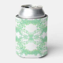 ミントとターコイズ民族オーナメント。 缶クーラー