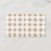 ミントとピーチカボチャ赤ちゃんシャワー挿入カード エンクロージャーカード (裏面)