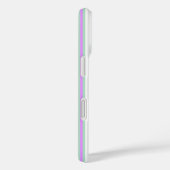 ミントとライラックのキャンディストライプ Case-Mate iPhoneケース (裏面 / 右)