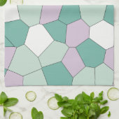 ミントとラベンダー キッチンタオル (折り畳み)