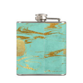 ミントと大理石と金箔とグリッター フラスク (裏面)