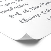 ミントと桃の古い妻の物語ジェンダーを明らかにするサイン ポスター (角)