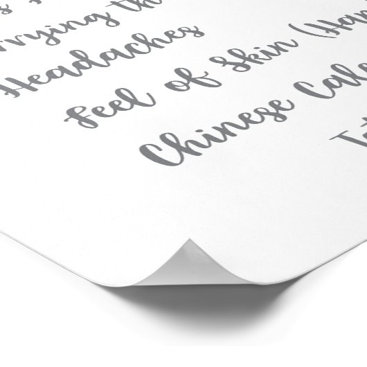 ミントと桃の古い妻の物語ジェンダーを明らかにするサイン ポスター (角)