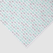 ミントと薄灰色のクリスマスツリー 薄葉紙 (詳細)