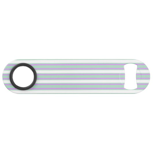 ミントと薄紫キャンディストライプー スピード栓抜き (正面(横))