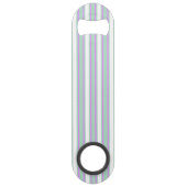 ミントと薄紫キャンディストライプー スピード栓抜き (正面)