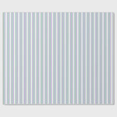 ミントと薄紫キャンディストライプー ラッピングペーパー (フラット)