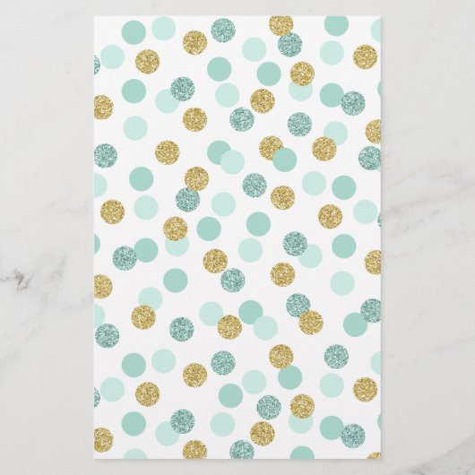 ミントと金ゴールドは、ベビーソング赤ちゃんシャワーゲームを推測 (裏面)