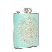 ミントと金ゴールド曼荼羅 フラスク (右)