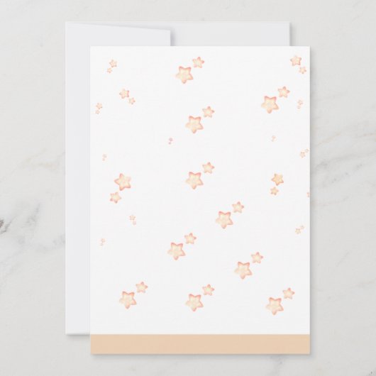 ミントと黄色の水の色かわいい男の子の赤ちゃんシャワー セーブザデート (裏面)