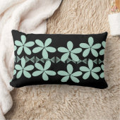 ミントによっては黒い枕が開花します ランバークッション (ブランケット)