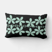 ミントによっては黒い枕が開花します ランバークッション (裏面)